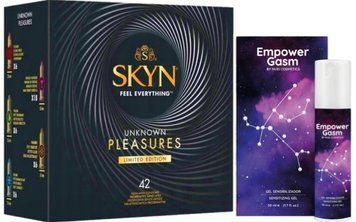 Набір з SKYN Pleasures (42 шт) + Гель для посилення оргазму EMPOWERGASM (50 мл) від Nuei   SOS10037 фото