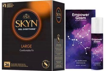 Набор из SKYN Large (36 шт) + стимулятор EMPOWERGASM (50 мл) от Nuei SOS9937 фото