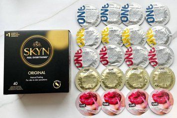 Комплект 60 шт - ONE Super Studs, Classic, Vanish, Extreme ribs, Flavor Waves + SKYN Original  SOS1871 фото