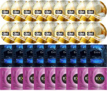 Набор 36 шт ONE ONE Banana Split + Pasante Extra Safe + EXS EXTRA SAFE SOS7534 фото