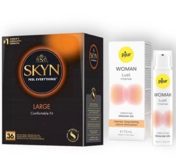 SKYN Large, 36 шт + pjur Woman Lust Intense 15 мл SOS6852 фото