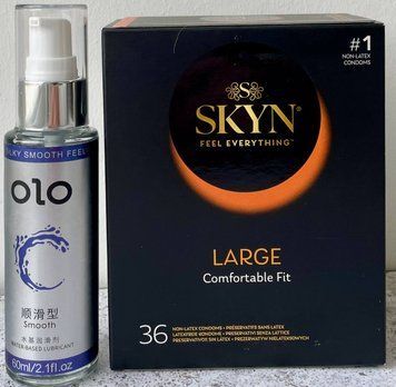 Комплект SKYN Large, 36 шт + ПОДАРОК Лубрикант "olo smooth" 60 мл SOS1127 фото
