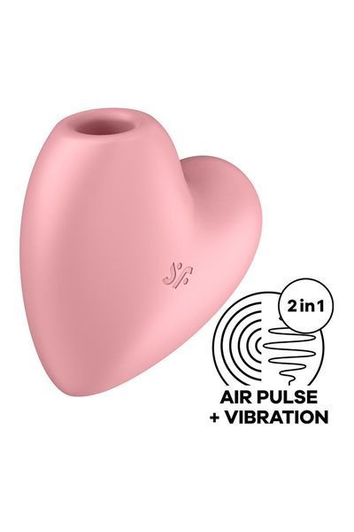 Вакуумный стимулятор Satisfyer Cutie Heart Light Red SO6286 фото