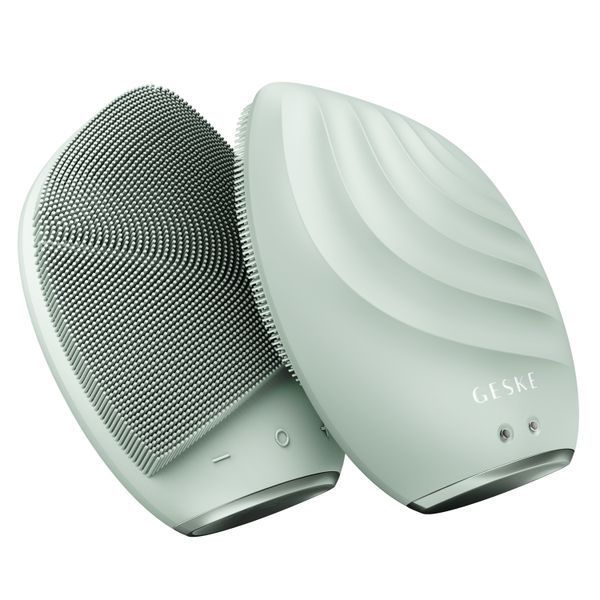 Электронная ультразвуковая щетка для лица GESKE Sonic Facial Brush 5в1 green HB0074 фото