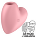 Вакуумно-хвильовий стимулятор із вібрацією Satisfyer Cutie Heart (рожевий) SO6286 фото 1