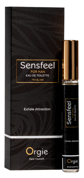 Чоловіча туалетна вода з бустером феромонів Orgie Sensfeel for Man Eau de Toilette (Travel Size), 10 мл SX1538 фото