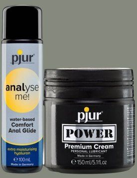 Набор лубрикантов pjur analyse me! Comfort water glide 100 мл + pjur POWER Premium Cream 150 мл LB924 фото