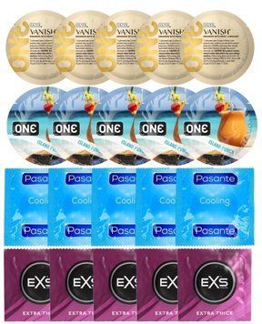Набор 20 шт ONE 𝐕𝐀𝐍𝐈𝐒𝐇 𝐇𝐲𝐩𝐞𝐫𝐭𝐡𝐢𝐧 + ONE Island Punch + Pasante Cooling + EXS Extra Thick SOS7237 фото