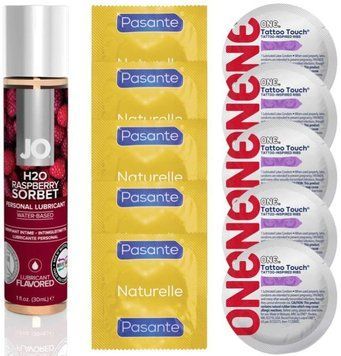 набор 10 шт Pasante + ONE + System JO Raspberry Sorbet (30 мл) SOS4707 фото