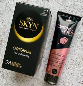 Набор SKYN Original 24 шт + Intt Cotton Candy лубрикант на водной основе (100мл) SOS1078 фото