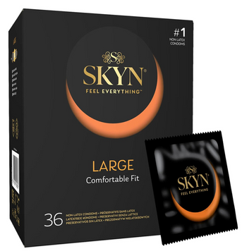 Безлатексні презервативи збільшеного розміру SKYN Large (36 шт) SK17 фото