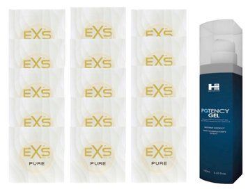 Комплект EXS Pure15 шт + SHS Potency Gel (100 мл) SOS14865 фото
