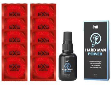 Комплект EXS Warming 10 шт + Intt Hard Man Power Gel (15 мл) SOS14358 фото