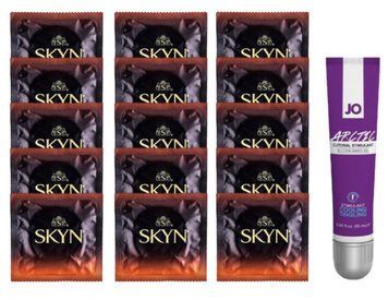 Комплект Skyn Warming 15 шт + JO ARCTIC COOLING (10 мл) SOS14508 фото