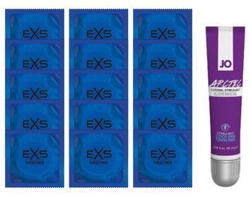 Комплект EXS Cooling 15 шт + JO ARCTIC COOLING, 10 мл SOS14558 фото