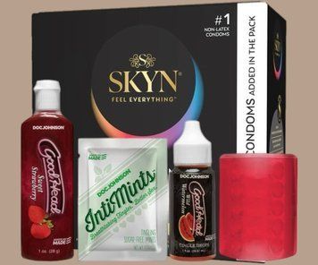 Комплект Skyn Selection 30 шт + 5 of 5 Senses , 35 шт + Набір Doc Johnson GoodHead Fundamentals Kit SOS5538 фото