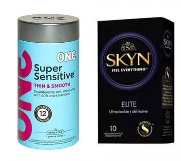 ONE Super Sensitive Pack - 12 шт та SKYN Elite &ndash; 10 шт SOS609 фото