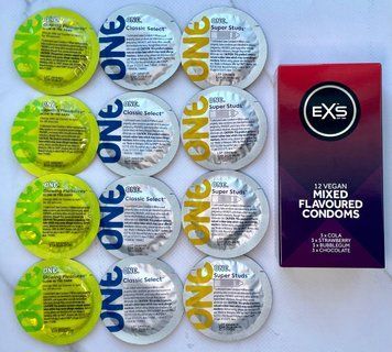 набор 12 шт ONE Super Studs, Glowing Pleasures, Classic + EXS Mixed Flavored (12 шт.) SOS3924 фото