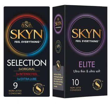Набір : Skyn Selection 9 шт та SKYN Elite 10 шт SK62 фото