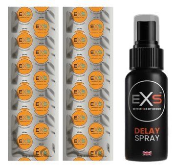 Комплект: EXS Delay 10 шт + Пролонгатор EXS Delay Spray 50 мл SOS11005 фото