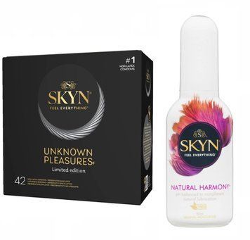 SKYN Unknown Pleasures+ 42 шт та Лубрикант Skyn Natural Harmony (80 мл) SOS377 фото