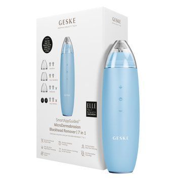 Микродермабразионное устройство для удаления черных точек GESKE MicroDermabrasion Blackhead Remover 7в1 aquamarine HB0565 фото
