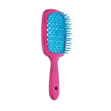 Гребінець Janeke Superbrush Small (Фуксія з блакитним) 86SP234FUX фото