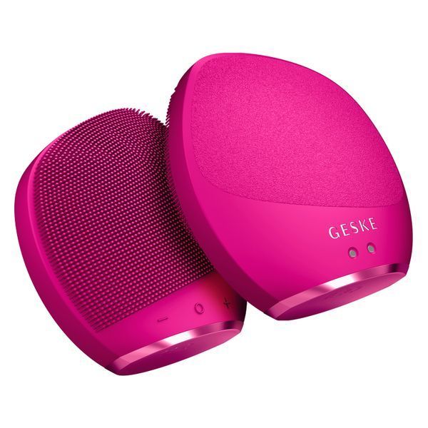 Ультразвуковая щетка для тела и интенсивный пилинг GESKE Sonic Body Brush&Intensive Exfoliator 7в1 magenta HB0355 фото