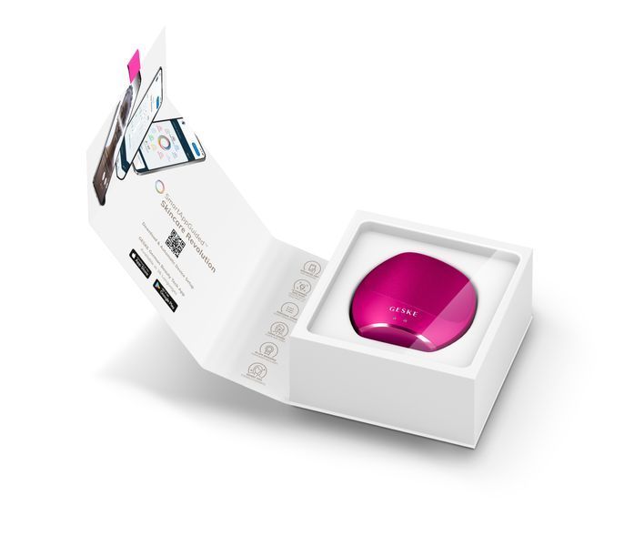 Ультразвуковая щетка для тела и интенсивный пилинг GESKE Sonic Body Brush&Intensive Exfoliator 7в1 magenta HB0355 фото