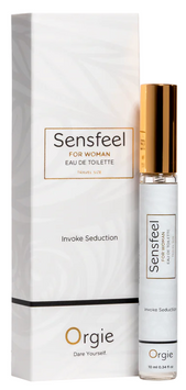 Жіноча туалетна вода з бустером феромонів Orgie Sensfeel for Woman Eau de Toilette (Travel Size), 10 мл SX1540 фото