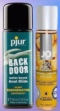 Набор лубрикантов pjur backdoor Regenerating 30 мл + System JO H2O Juicy Pineapple (30 мл) LB513 фото