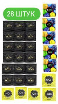 EXS та Skyn 28 шт : Banana, Bubblegum , Original SOS418 фото