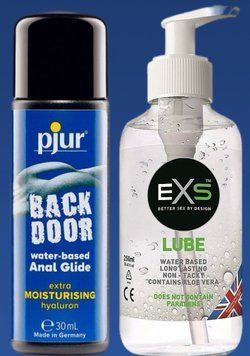 Набор лубрикантов pjur backdoor Comfort water glide 30 мл + EXS Aloe 250 мл (прозрачный) LB314 фото