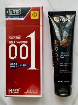 Комплект Muaisi 001 RED 12 шт - Лубрикант ORGIE LUBE TUBE шоколад, 100 мл SOS2909 фото