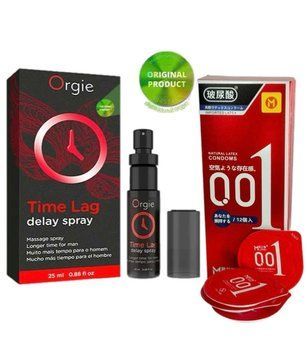 Пролонгатор для мужчин Time Lag, 25 мл. ORGIE +  Muaisi 001 RED 12 шт SOS6689 фото