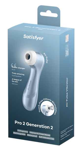 Вакуумно-волновой стимулятор Satisfyer Pro 2 Generation 2 (голубой) SO6288 фото