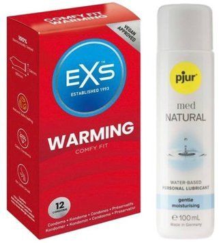 Набор EXS Warming (12 шт.) + pjur MED Natural Glide 100 мл SOS13491 фото