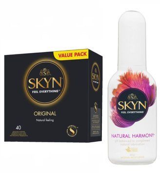 SKYN ORIGINAL (40 шт) та Лубрикант Skyn Natural Harmony (80 мл) SOS378 фото