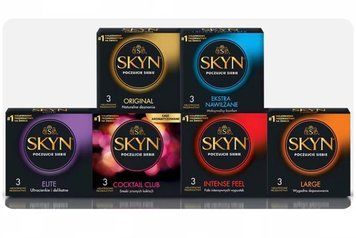 Набір All Skyn 6х3 (18 шт) : Original , Elite , Extra Lube , Large , Intense Feel , Cocktail Club SK131 фото