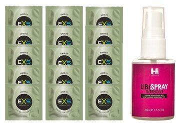 Комплект EXS Snug Fit 15шт + SHS LibiSpray, 50 мл SOS14916 фото