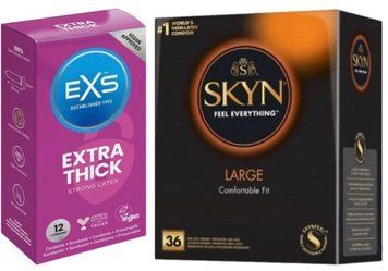 Набір з SKYN Large, 36 шт + EXS Extra Safe 12 шт SOS7917 фото