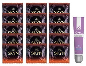Комплект Skyn Warming 15 шт + JO CHILL COOLING (10 мл) SOS14509 фото