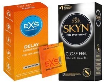 Набір з SKYN Close Feel 10 шт + EXS Delay, 12 шт SOS7867 фото
