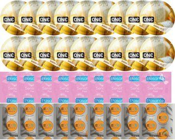 Набор 36 шт ONE Banana Split + Pasante Extra Sensitive + EXS Delay SOS7769 фото