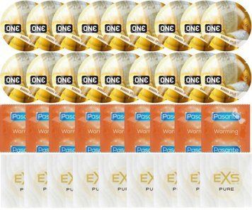 Набір 36 шт ONE Banana Split + Pasante Warming + EXS Pure SOS7698 фото