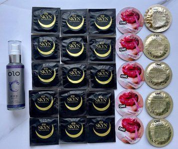 Набор 15 шт Skyn ​​Original - 10 шт One Vanish, Flavor Waves - Лубрикант OLO Smooth, 60 мл SOS2523 фото