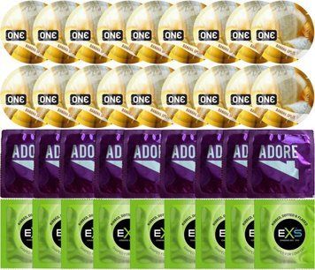 Набор 36 шт ONE ONE Banana Split + Pasante Adore + EXS EXTREME 3 в 1 SOS7536 фото