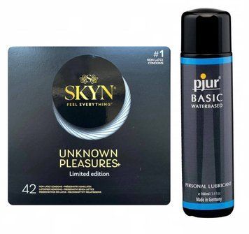 Набір SKYN Unknown Pleasures+ 42 шт та Лубрикант Pjur Basic waterbased 100 ml SOS166 фото