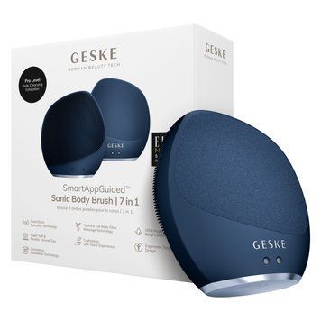 Ультразвуковая щетка для тела и интенсивный пилинг GESKE Sonic Body Brush&Intensive Exfoliator 7в1 midnight HB0356 фото