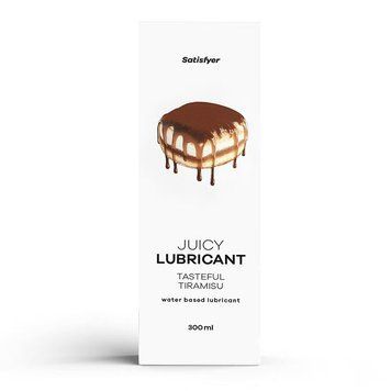 Лубрикант на водной основе Satisfyer Juicy Lubricant Tasteful Tiramisu water based 300 мл SX2725 фото